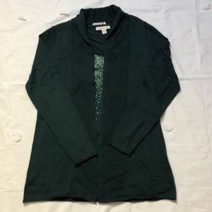 Hunter Green 2 pc cardigan set S